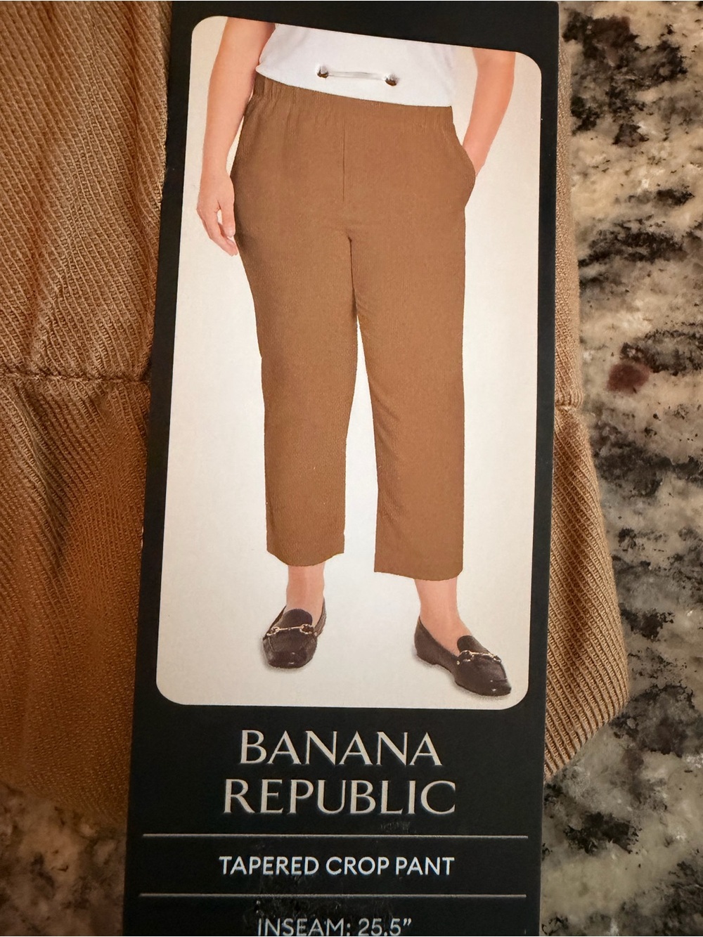 Banana Republic Brown Tapered Crop Pants